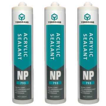 Paintable Waterproof Mastic Siliconized Acrylic Latex Sealant Gap Filler